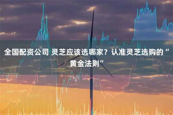 全国配资公司 灵芝应该选哪家？认准灵芝选购的“黄金法则”