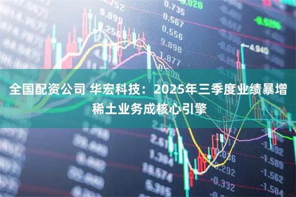 全国配资公司 华宏科技：2025年三季度业绩暴增 稀土业务成核心引擎